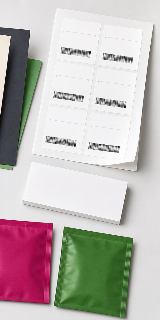 Generic numbering and barcode print