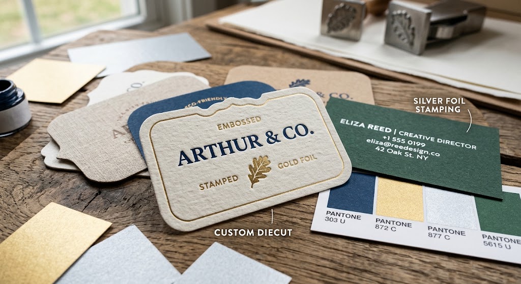 Generic textured Maple Bright-like greeting and product card material