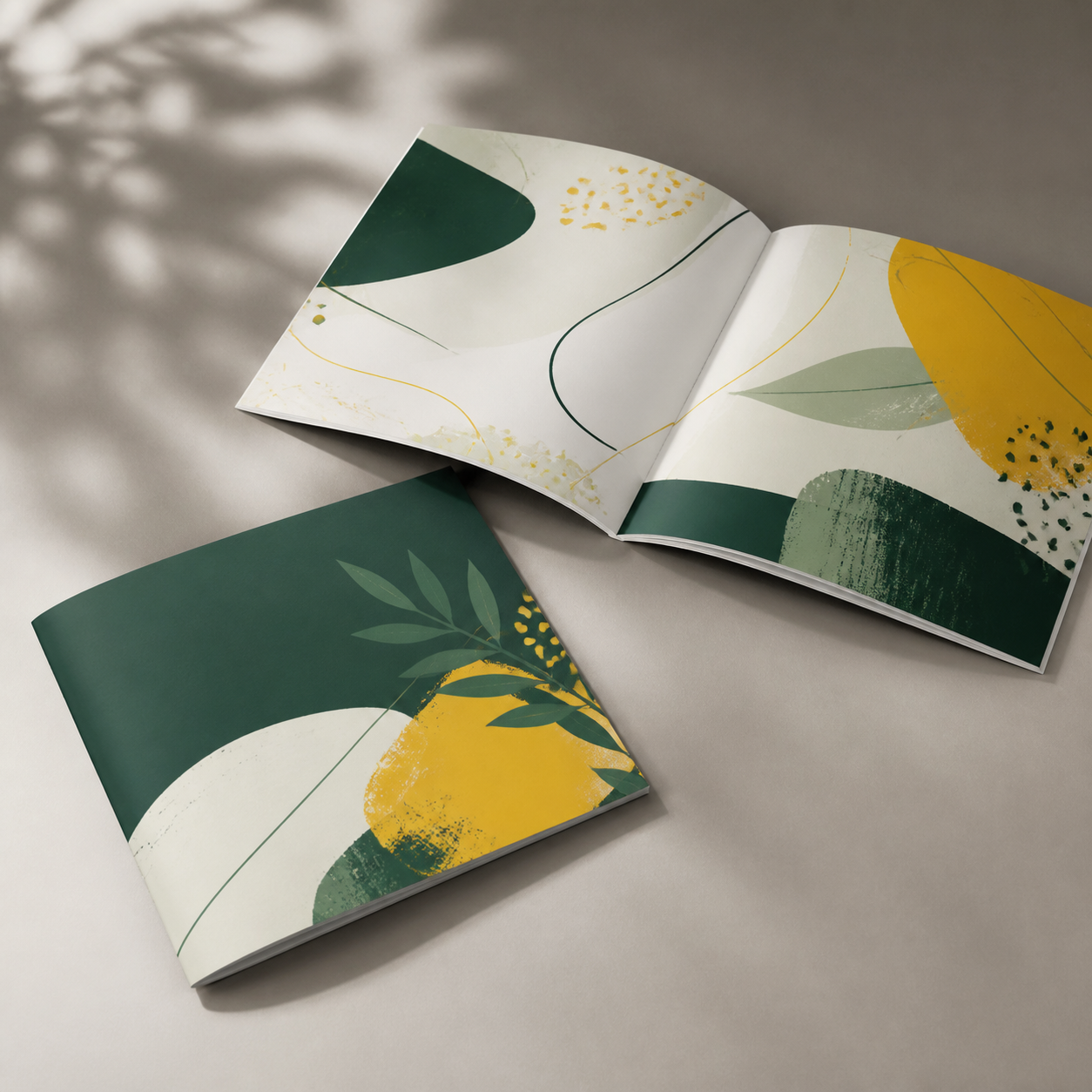 Generic saddle-stitched booklets