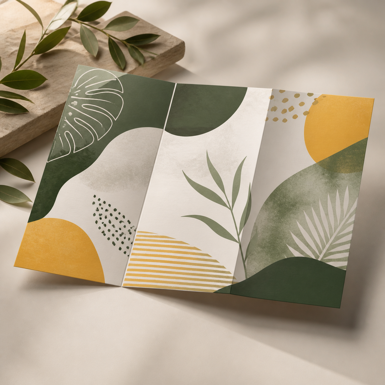 Generic folded brochures